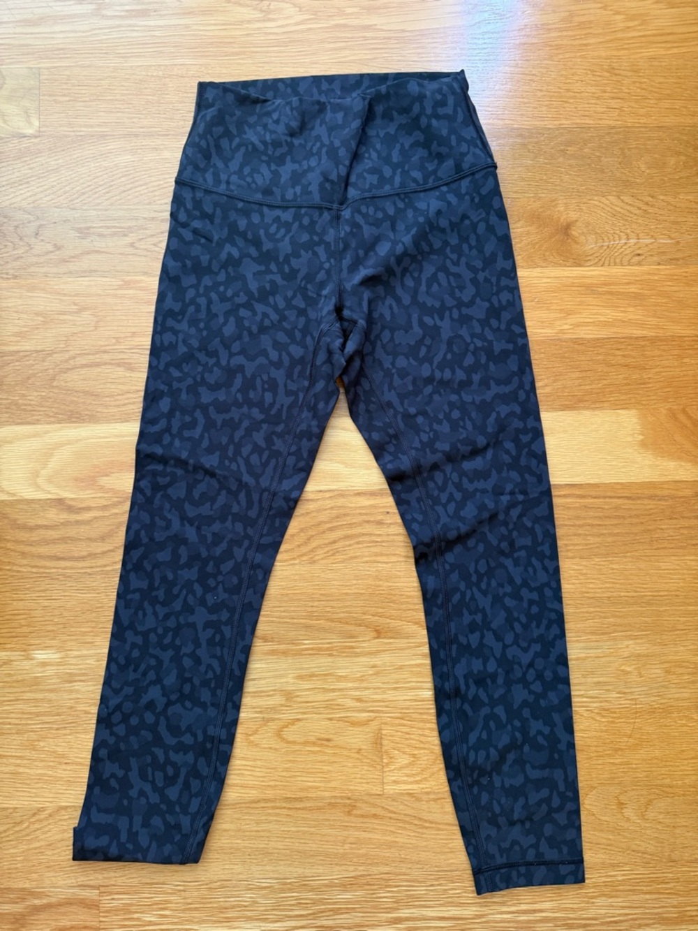 lululemon athletica Black Patterned Leggings